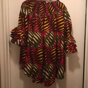 Swing Blouse One Size Fits All.  Sized 12 and up.